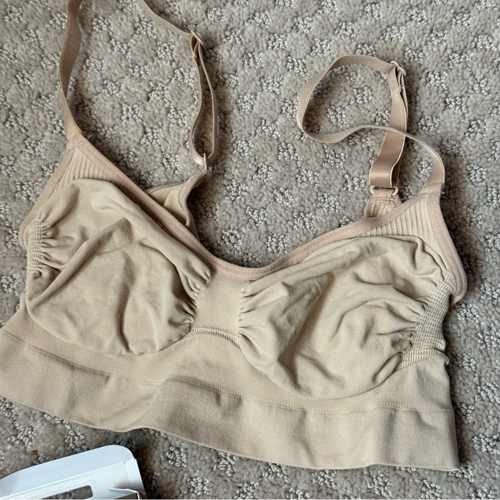 SKIMS Shapewear Nude Mica Bralette Seamless Sculpt L/XL - Picture 5 of 6